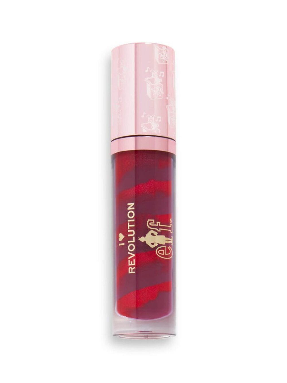 I Heart Revolution X Elf Candy Cane Lip Gloss 7.5ml- Jack in the Box